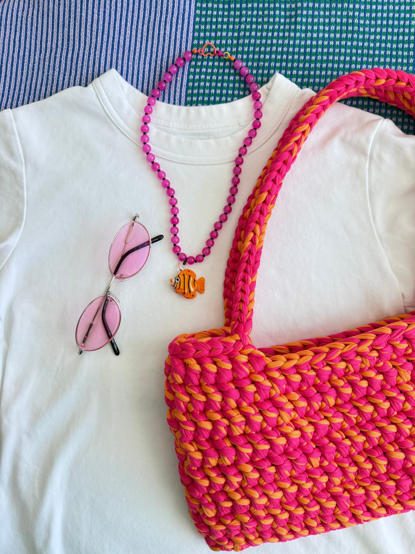 Viva Sunday - Hot Pink & Orange